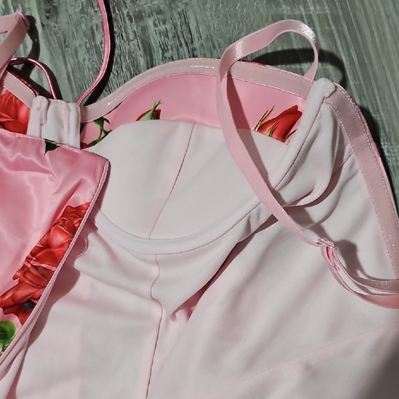 NWT Sugar Thrillz Midi Dress - Pink - Picture 7 of 7